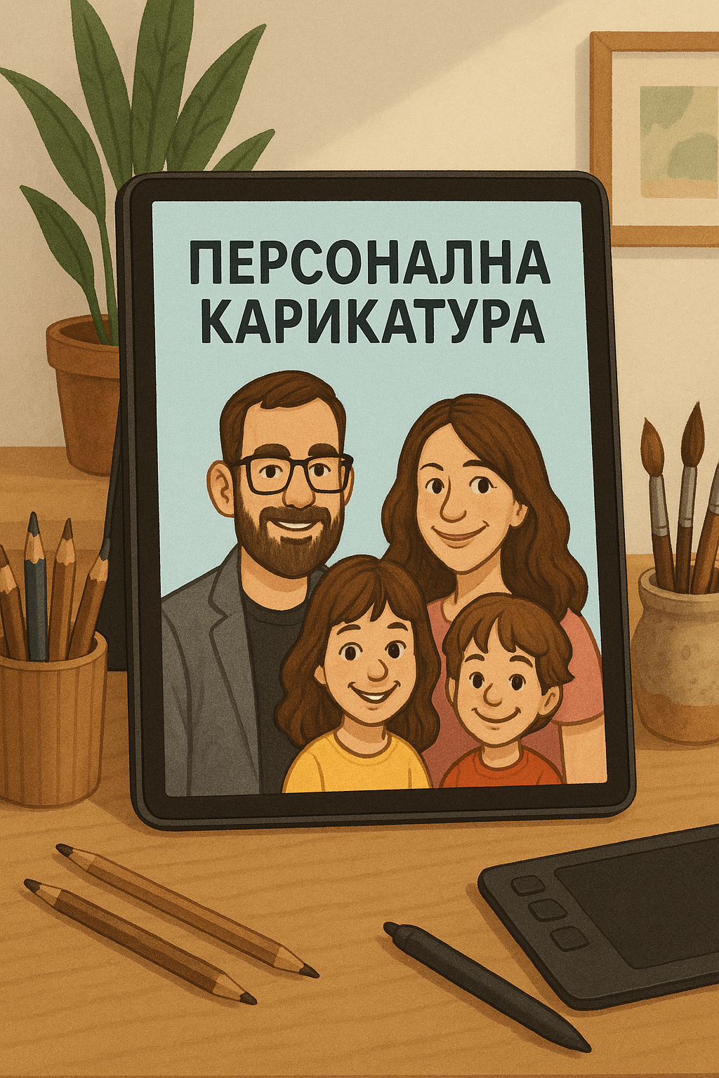 Напълно персонална карикатура